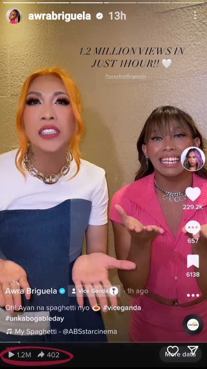 Vice Spaghetti Script Vice Ganda, Awra Briguela recreate their