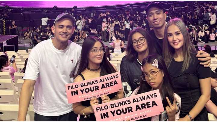 Paolo Contis takes ex-wife Lian Paz, daughters, John Cabahug to BLACKPINK concert